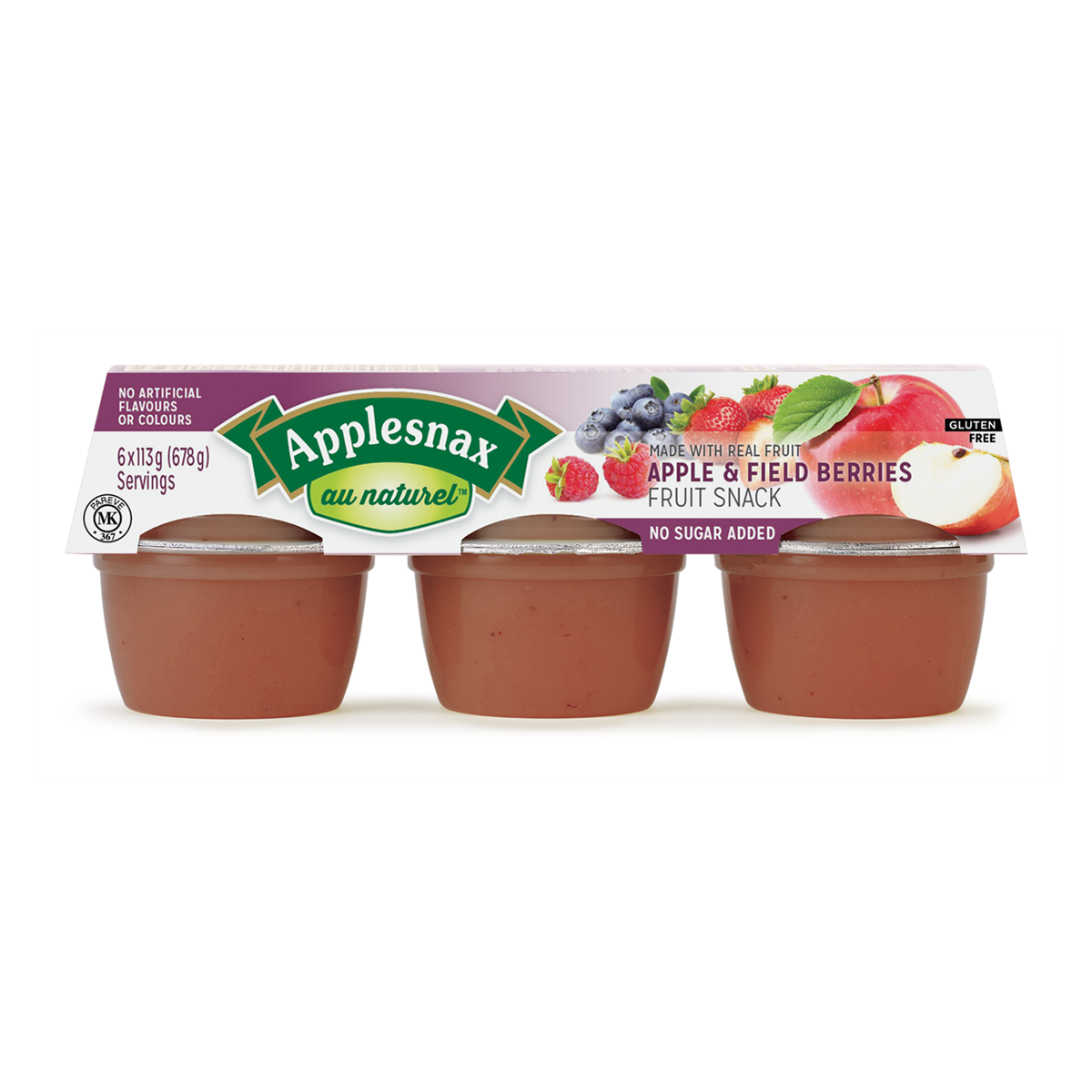 Portion Applesnax au naturel pommes & petits fruits