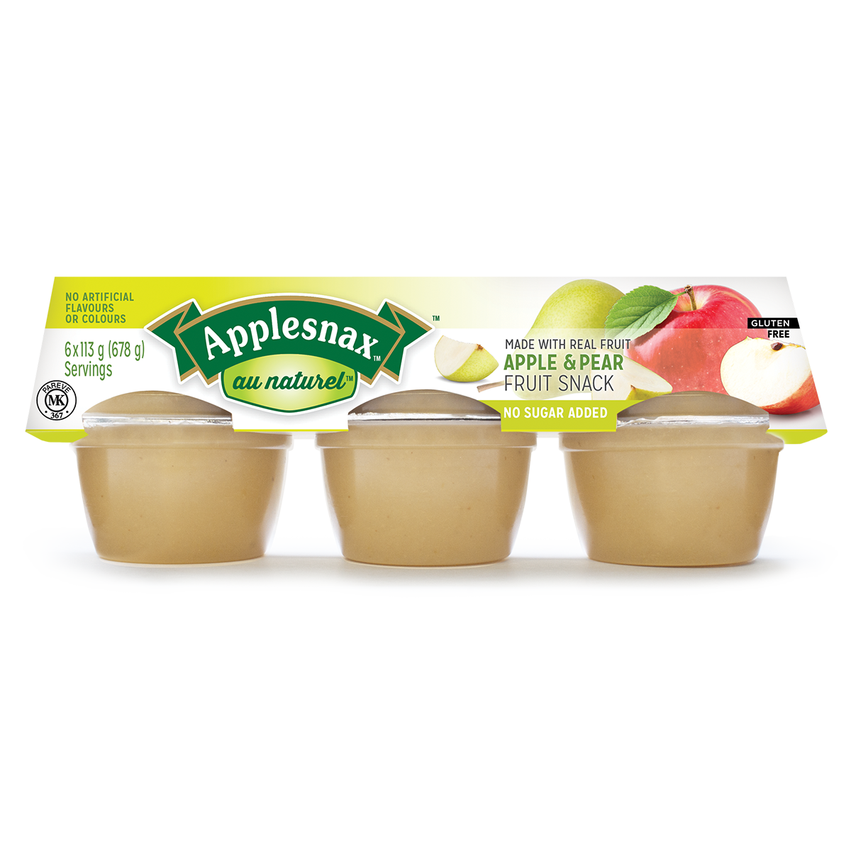 Pot Applesnax au naturel au pommes & poires