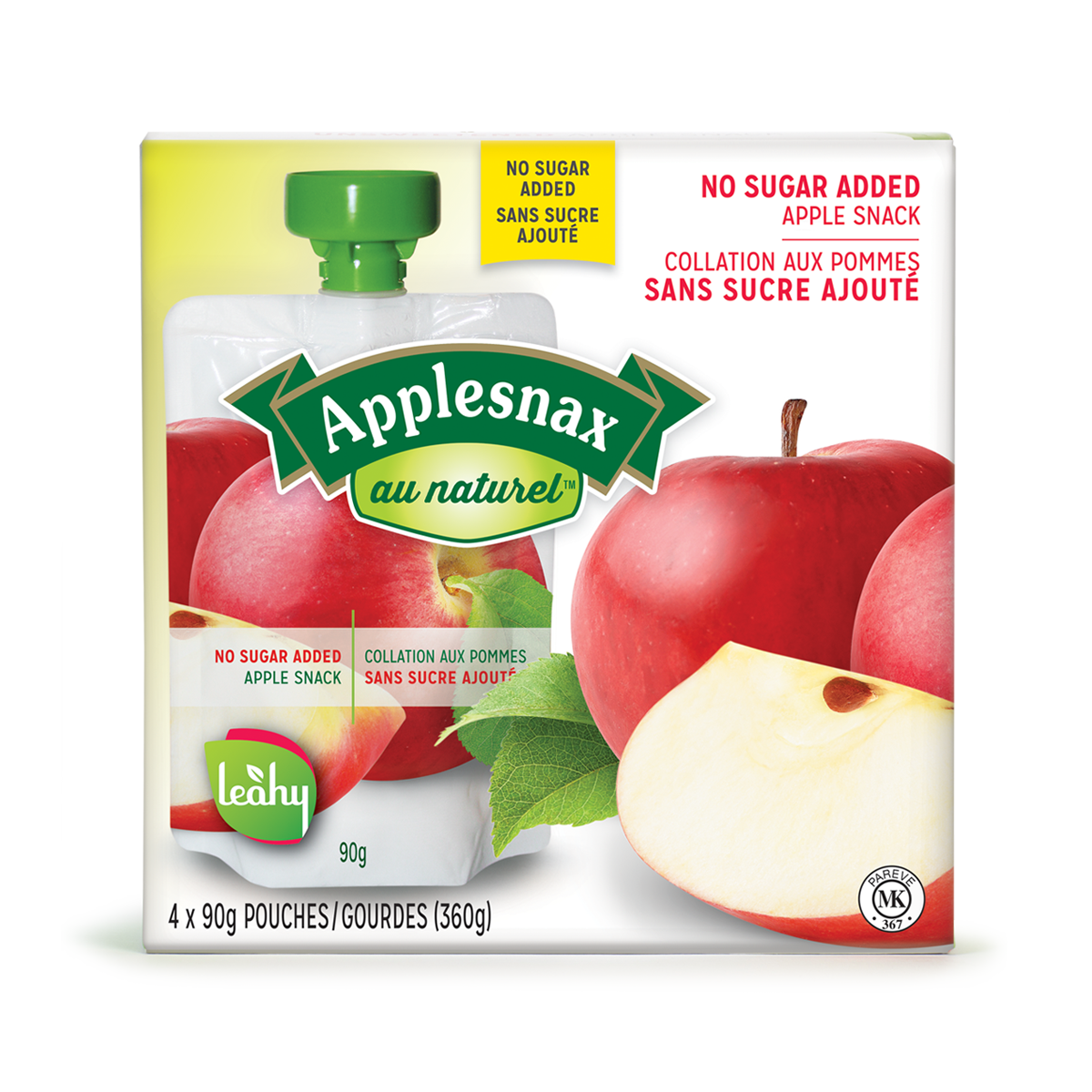 BOITE 4 POUCH Au Nat Pomme