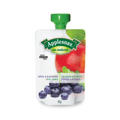 Gourdes Applesnax au naturel pommes & bleuets