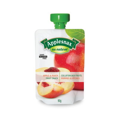 Gourdes Applesnax au naturel pommes & pêches